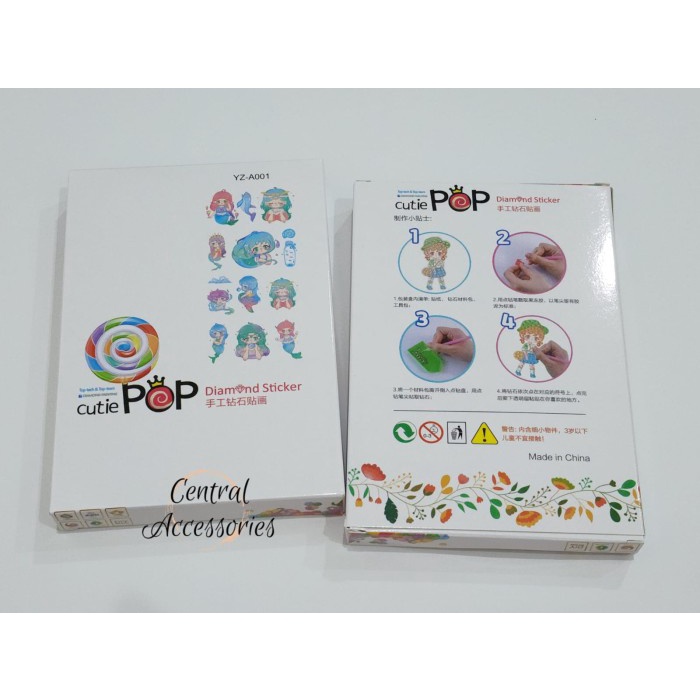 

STK- MAINAN ANAK STICKER DIY 5D DIAMOND CUTIE POP STIKER EDUKASI PAINTING