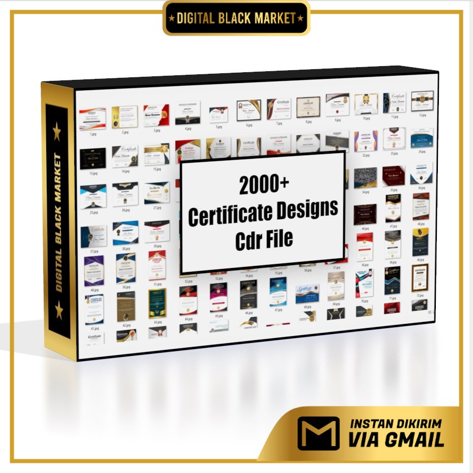 2000+ Certificate Designs Cdr File