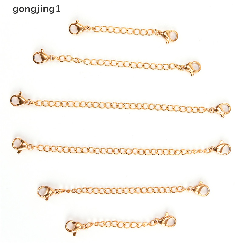 Ggg Extension Chains Extender Tail Kaitan Kalung Gelang Anting Membuat Perhiasan ID