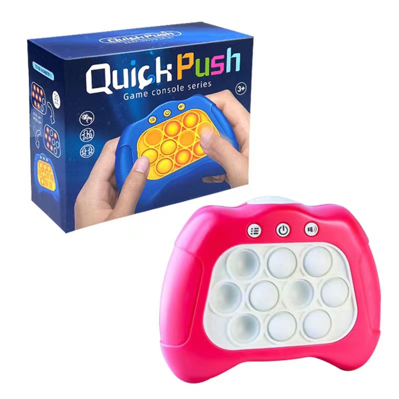 Konsol Game Dorong Cepat Anak Tekan Musik Dekompresi Game Konsol Puzzle Terobos Game Mouse Pioneer Whack-a-Mole Mainan Pop It Mainan Anak Edukasi Dekompresi Game