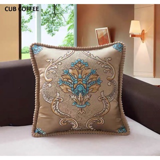 PROMO!!! sarung bantal sofa premium/ sarung cushion sofa eropa mewah sulam bludru/ bantal kursi ruang tamu/ european cushion cover/ sarung bantal eropa / sarban elegan / sarban motif bunga bordir/ royal floral cushion