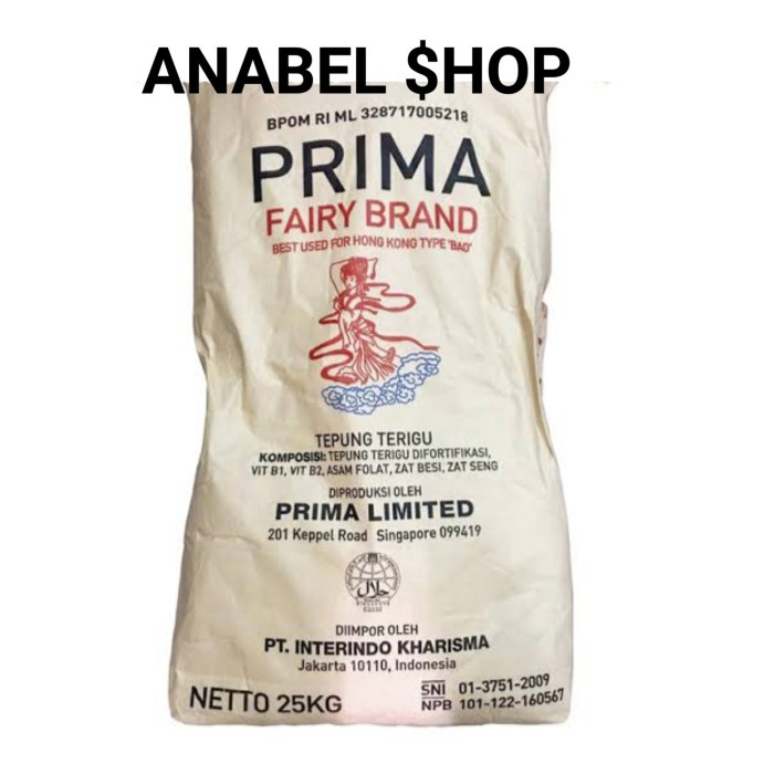 

Tepung Prima Fairy Brand Tepung Terigu Repacking 1 Kg