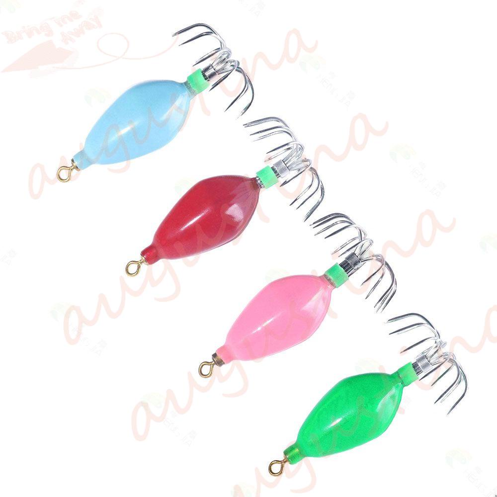 Agustina Squid Jig Hook 50.6g Outdoor Memancing Fishing Tackle Peralatan Memancing Ikan Umpan Kait Alat Pancing