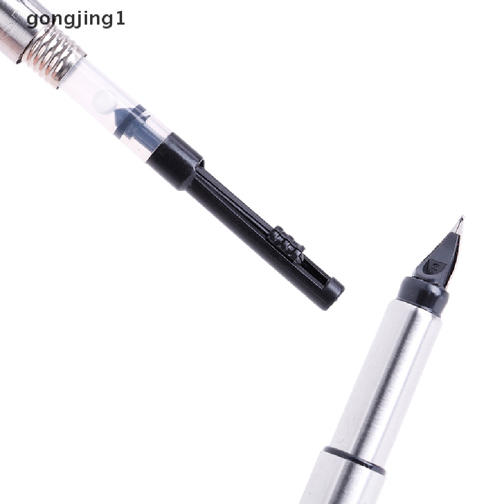 Ggg 1Pc fashion Klasik Bisnis Logam fountain pen 0.5mm Kantor Sekolah Siswa ID