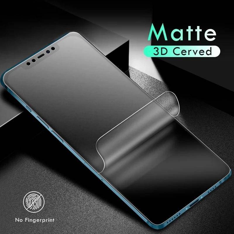 4pcs Film Hidrogel Matte Untuk Iphone14 13 12 11 Pro MAX Plus Pelindung Layar Buram Mini Untuk iPhone X XS MAX XR 6 6S 7 8 Plus SE 2022 2020 14Plus 13Mini 12Mini