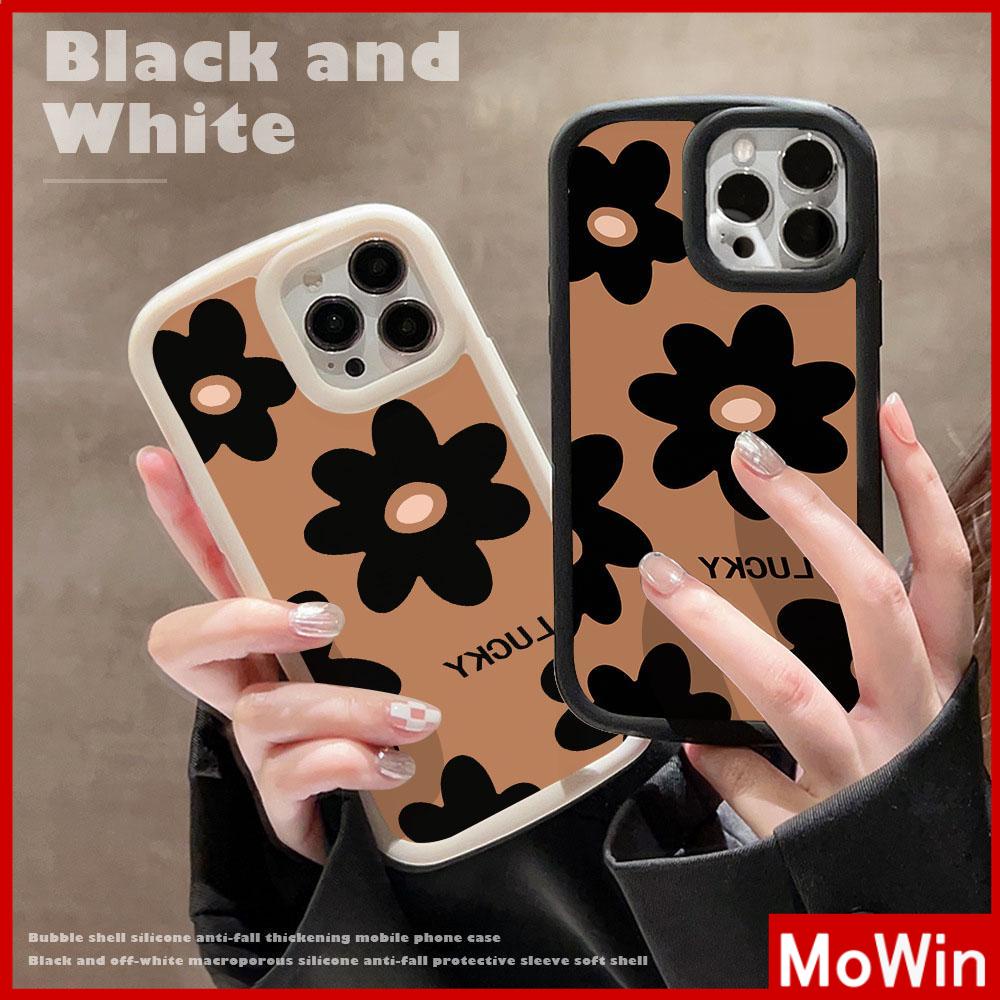 For iPhone 14 Pro Max iPhone Case Matte TPU Soft Case Black Beige Shockproof Protection Camera Flowers Compatible with iPhone 13 Pro max 12 Pro Max 11 xr xs max 7Plus 8Plus