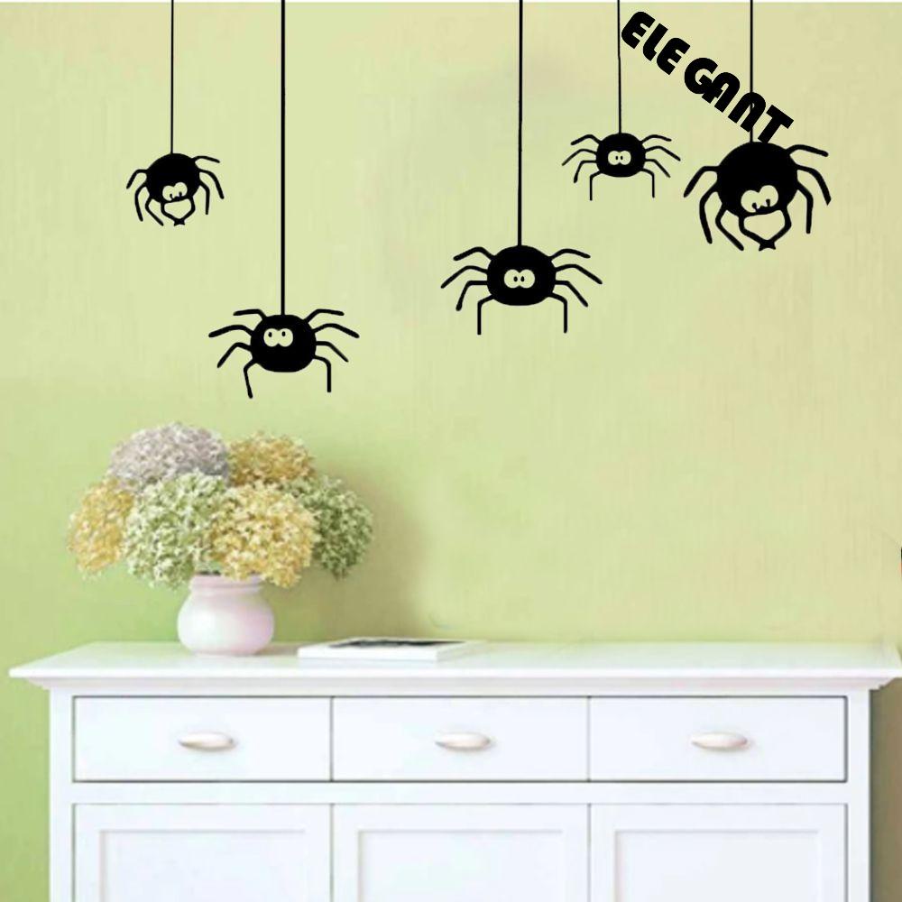 [Elegan] Spider Sticker Anti Air Wallpaper Pesta Prank Jendela Lucu