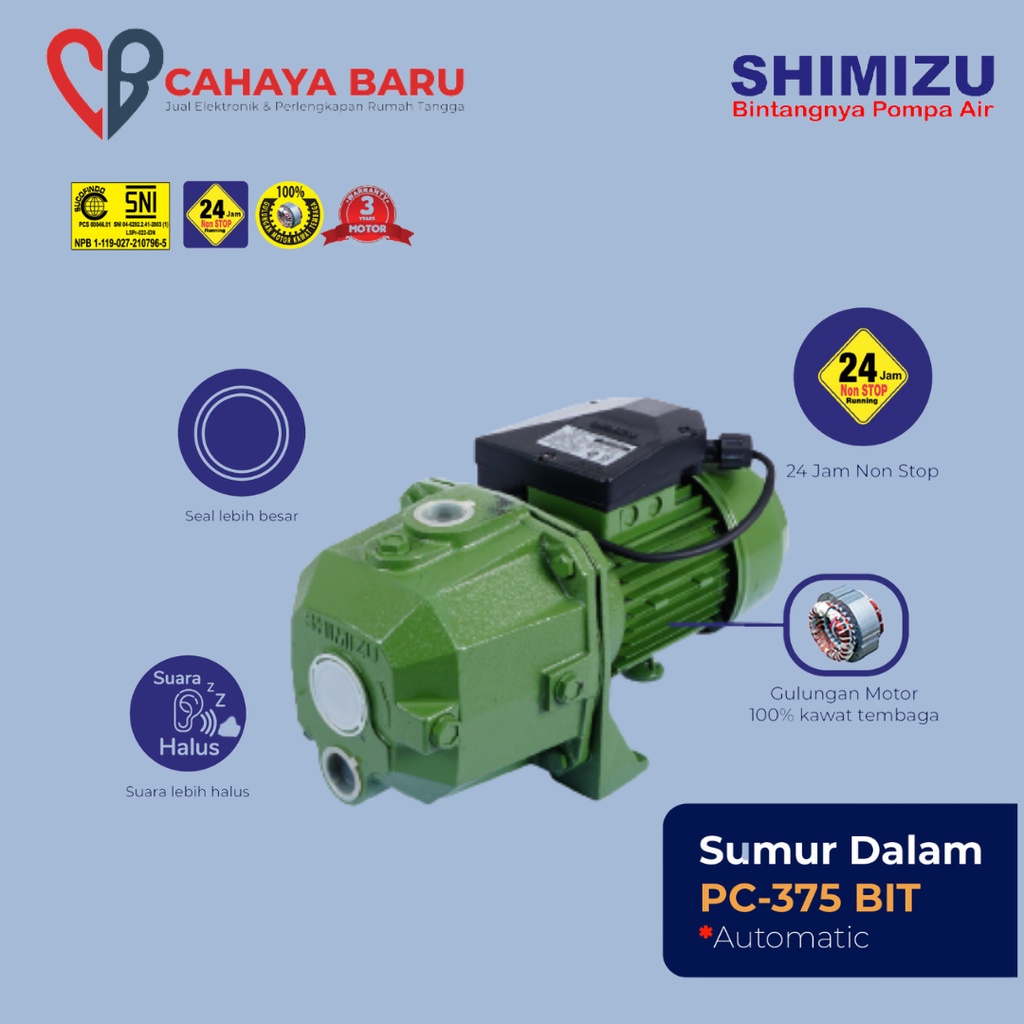 SHIMIZU PC 375 BIT POMPA AIR