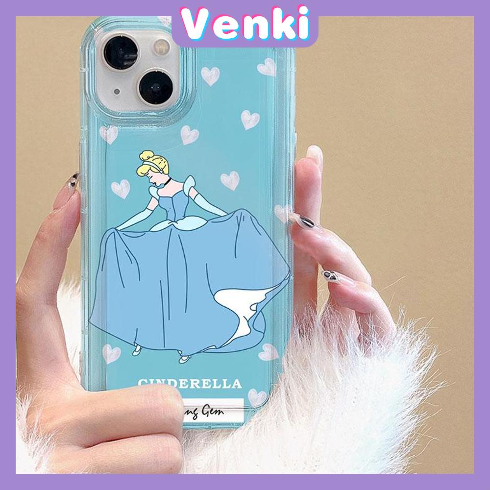 Case For iPhone 14 Pro Max Soft TPU Jelly Airbag Case Cute Cartoon Princess Camera Protection Shockproof For iPhone 14 13 12 11 Plus Pro Max 7 Plus X XR