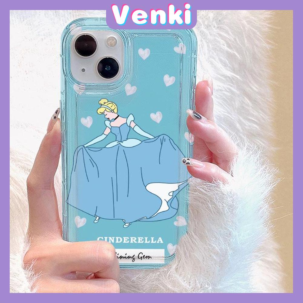 Case For iPhone 14 Pro Max Soft TPU Jelly Airbag Case Cute Cartoon Princess Camera Protection Shockproof For iPhone 14 13 12 11 Plus Pro Max 7 Plus X XR