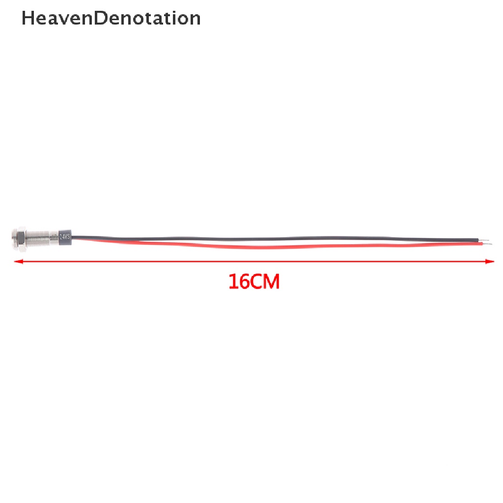 [HeavenDenotation] P67 Lampu Indikator Peringatan Logam led 6mm Anti Air 3v 5v 6v 12v 24v 220v HDV