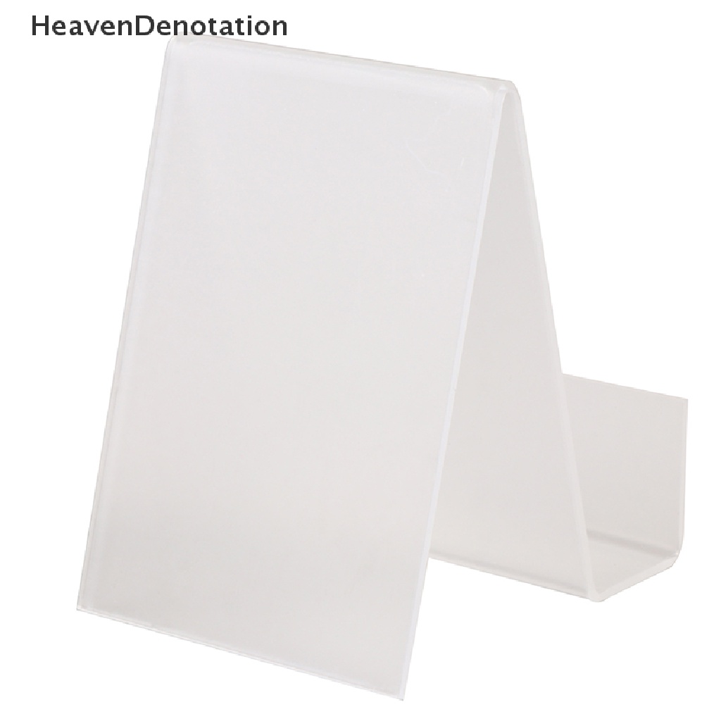 [HeavenDenotation] Rak Buku Akrilik Transparan Book Display Stand Album Notebook Stand HDV