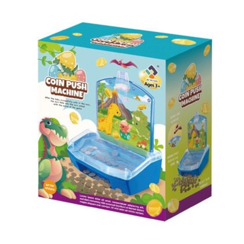 Mainan Anak COIN PUSH MACHINE Mainan Mesin Pendorong Koin Anak