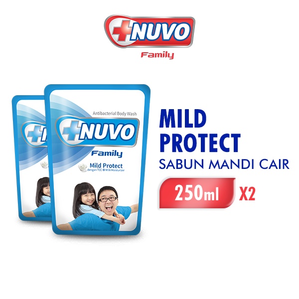 Nuvo Family Liquid Soap Mild Protect 2x 250mL