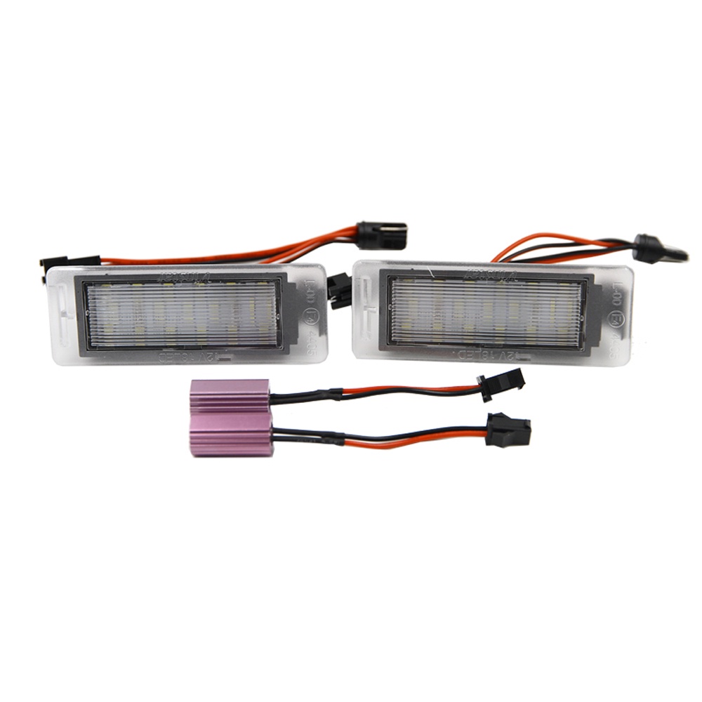 2pcs Lampu Plat Nomor LED Putih Untuk Opel Mokka Untuk Cadillac CTS Untuk Chevrolet Camaro Untuk Buick Enclave Untuk GMC Medan