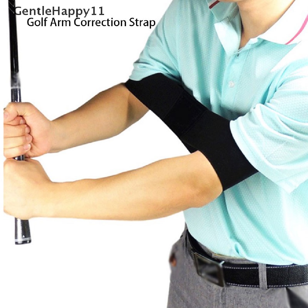 Gentlehappy Tali Alat Bantu Latihan Golf Sabuk Koreksi Gerak Swing Arm Band Untuk Golf Pemula id