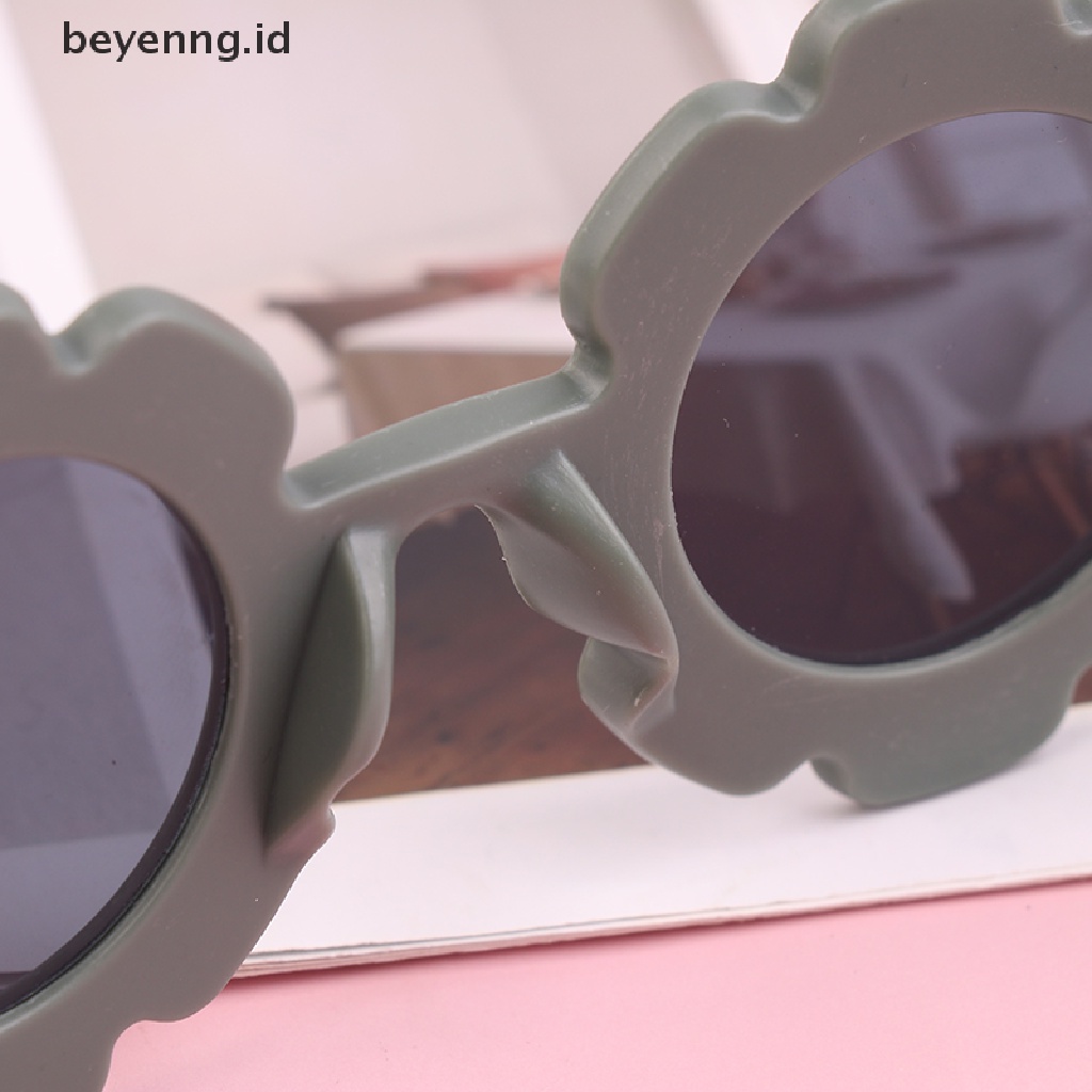 Beyen New Sun Flower Round Cute kids sunglasses UV400 Untuk Anak Laki-Laki Perempuan ID