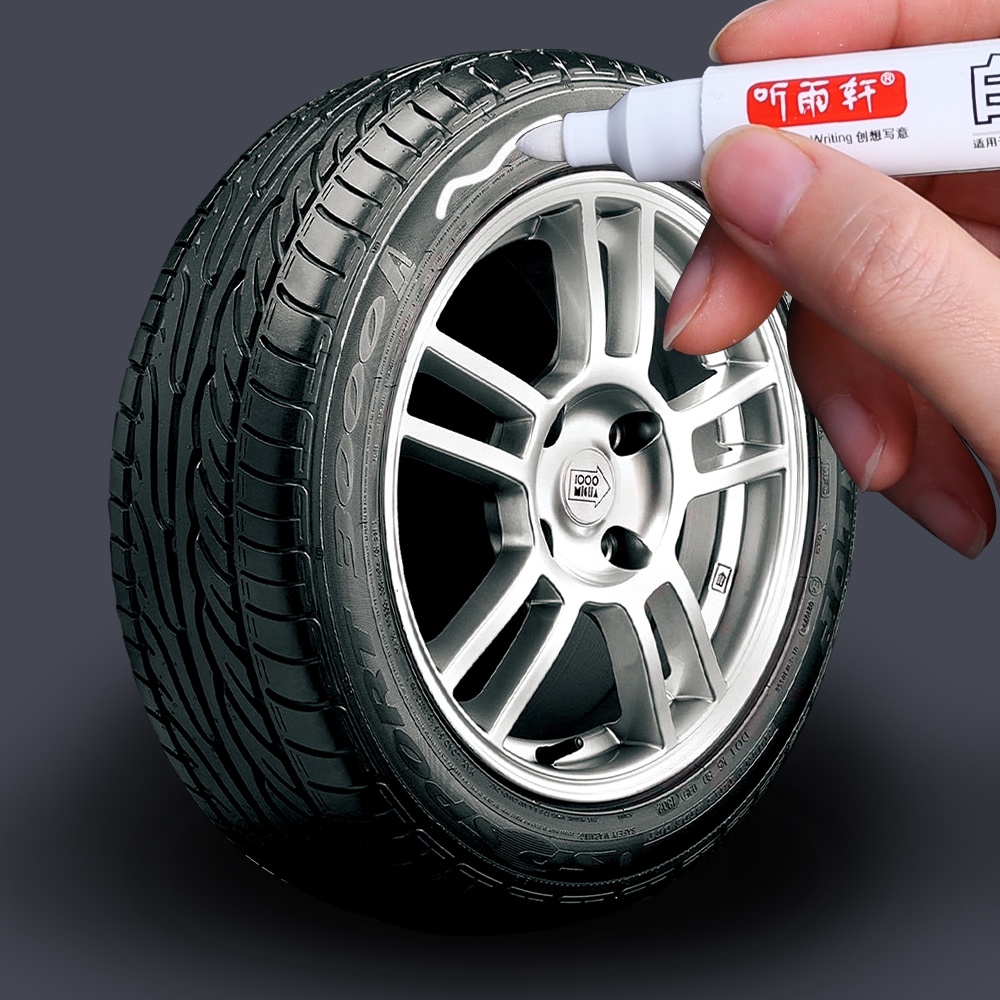 Classic White Large Oil Graffiti Marker/2.0mm Waterproof Gambar Sketsa Tulisan Kartu Hitam Gel Pen