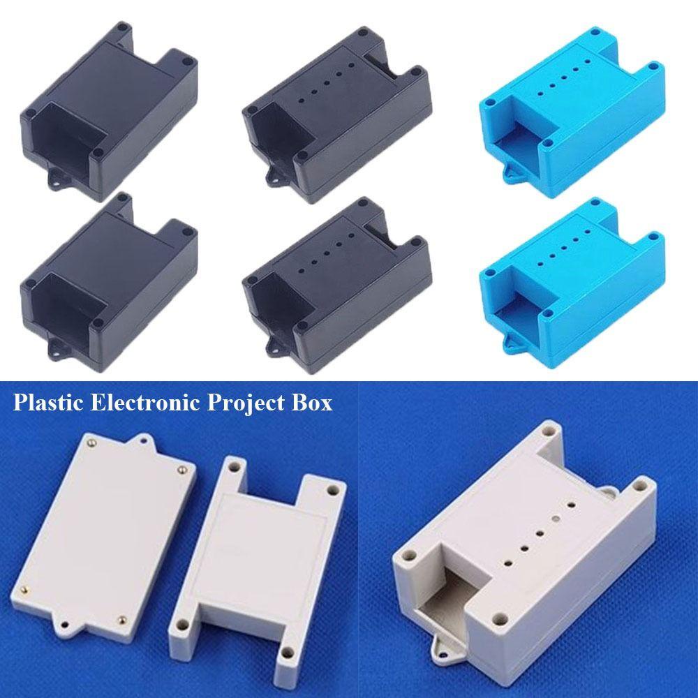 Populer Kotak Proyek Elektronik Dengan Sekrup ABS Plastik PLC Controller Housing Casing Instrumen