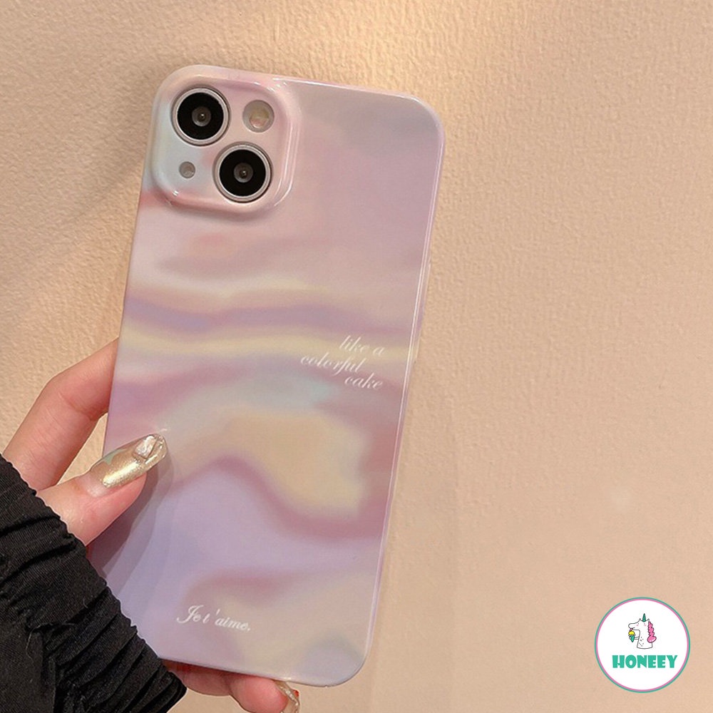 IPHONE Case Seni Lukisan Minyak Pemandangan Sunset Glow Abstrak Untuk Iphone14 13 12 11 Pro Max Xr Xs7 8 14 Plus Case Lucu Mewah Cover