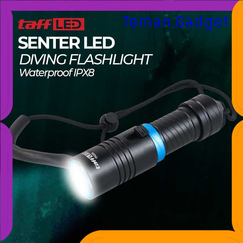 TG - OLR TaffLED Senter LED Diving Flashlight Waterproof L2 3800 Lumens - TR298