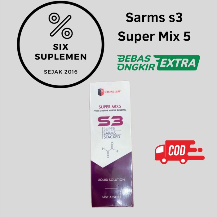 SARM IronLab Sarms S3 Super MIX 5 30ML mix5