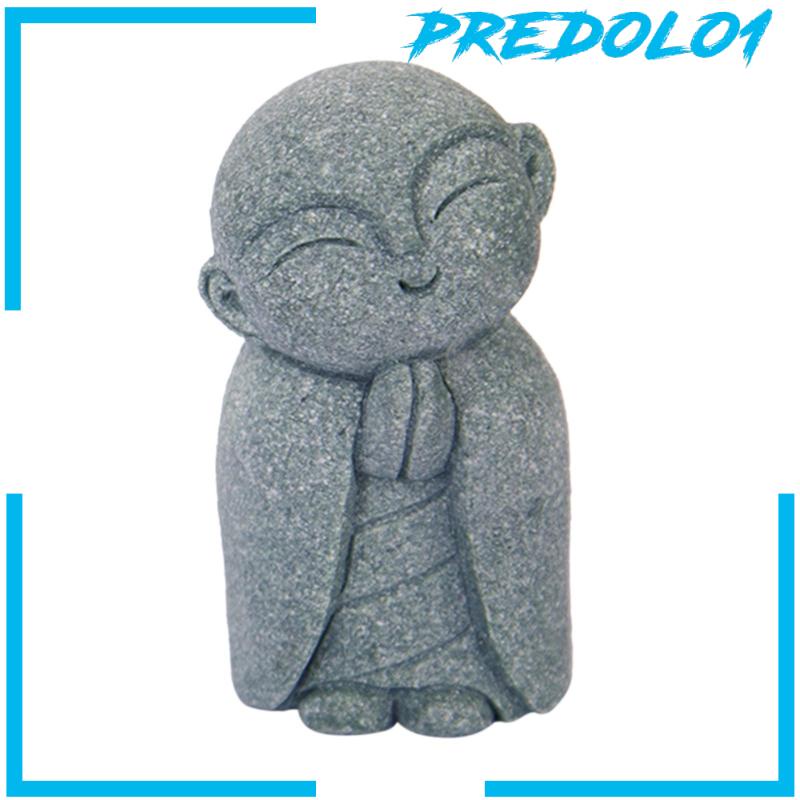 [Predolo1] Patung Monk Hiasan Tangki Ikan Buddha Mini Untuk Taman Teahouse Tabletop