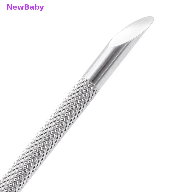 Newbaby Double Ended Nail Pusher Cuticle Remover Manicure Pedicure Alat Baja Kecantikan ID