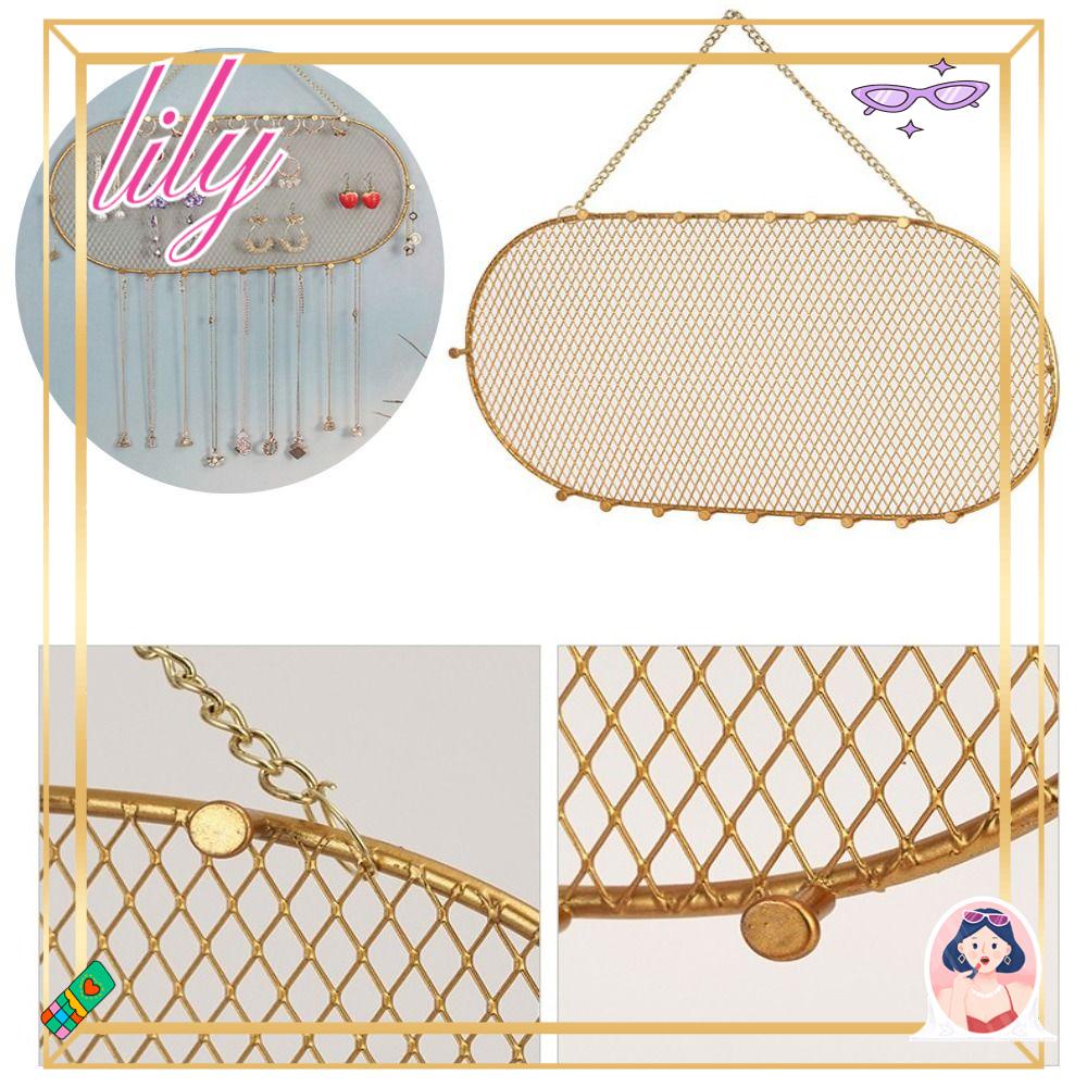 Lily Grid Jewelry Display Storage Box Kalung Stand Tempat Penyimpanan Rak Perhiasan