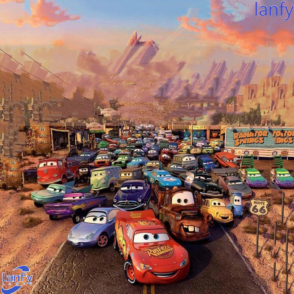 Lanfy Pixar Cars Hadiah Natal Mainan Kendaraan Badai Ramirez Kid Toys1: 55 Mater