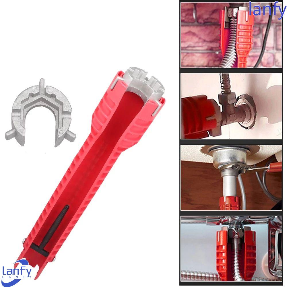 Lanfy Flume Wrench Multi Kunci Kamar Mandi Instalasi Pipa Ledeng Dapur Perbaikan Pipa Ledeng Alat