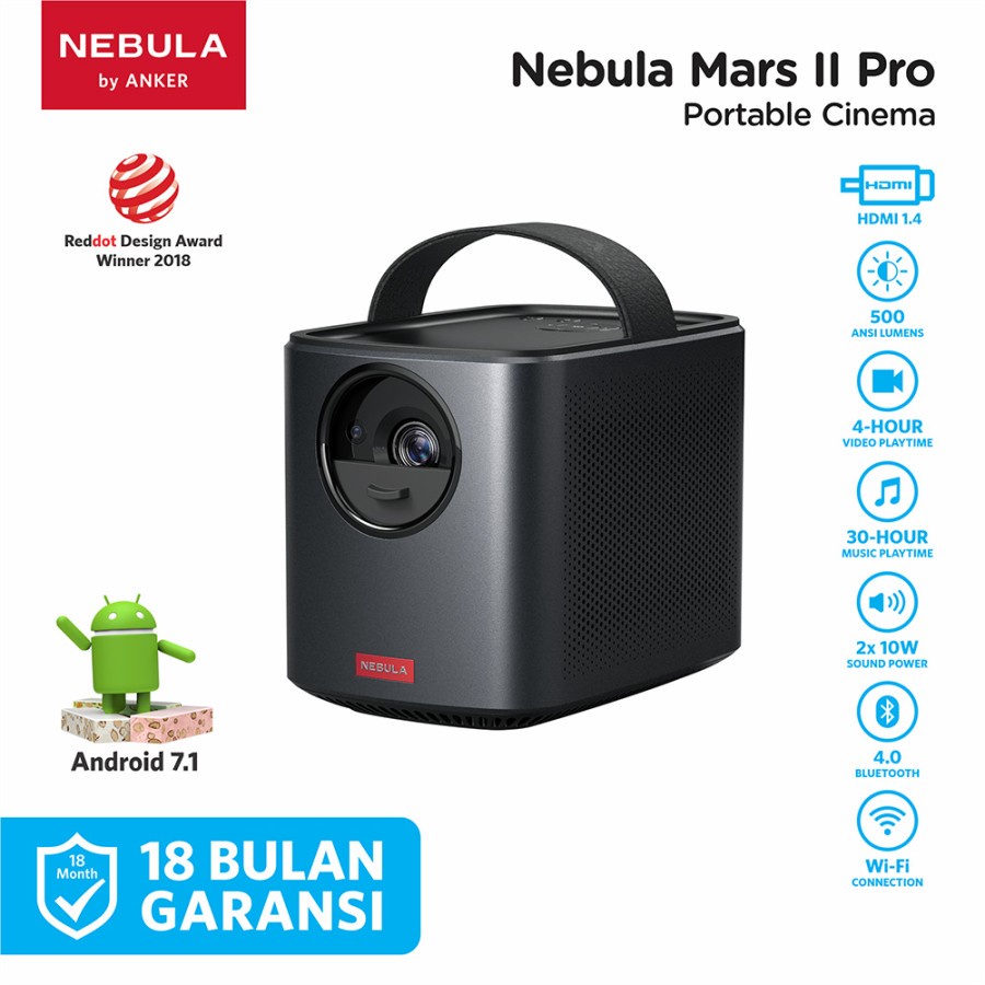 Proyector Anker Nebula Mars II Pro - D2323