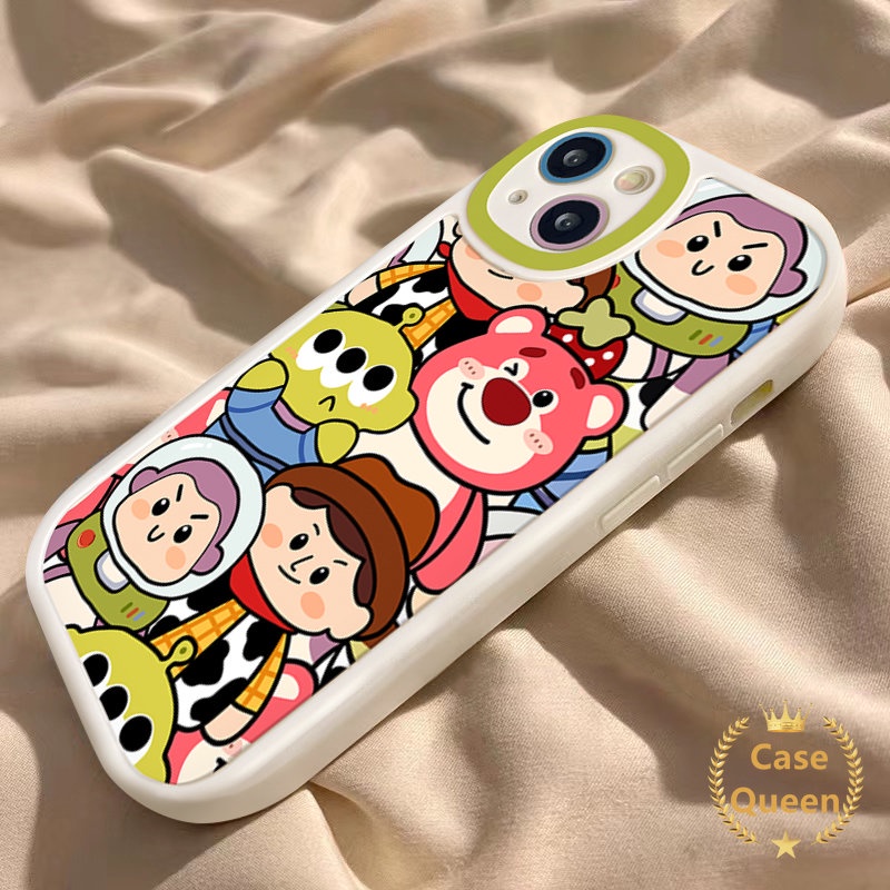 Untuk Redmi 12C 9A 10 10A 10C 9 9C A1 9T K40s Note9 10s 11s 11 9Pro 9s 10 11 Pro+8 10Pro Mi 11T 12 POCO M3 F4 X3 NFC Pro Kartun Toy Story Strawberry Bear Disney Donald Bebek Case