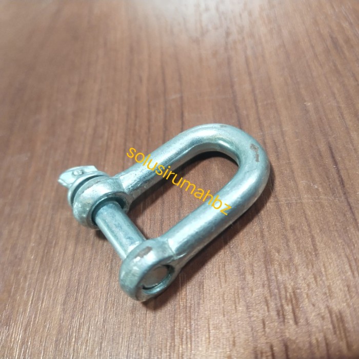 Segel D 8MM Shackle Clamp m8 Sambungan Rantai Besi seling sling galva