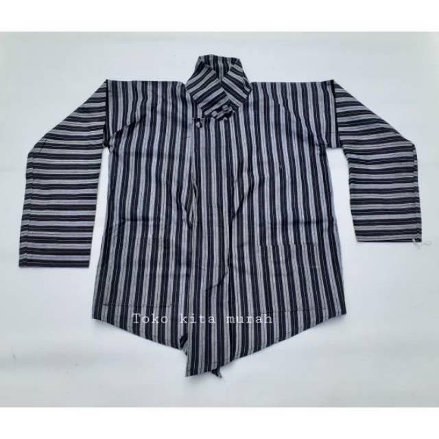 Lurik BAJU SURJAN LURIK JAWA PRIA /// BAJU LURIK DEWASA // BAJU ADAT JAWA // BAJU PRIA LENGAN PANJAN