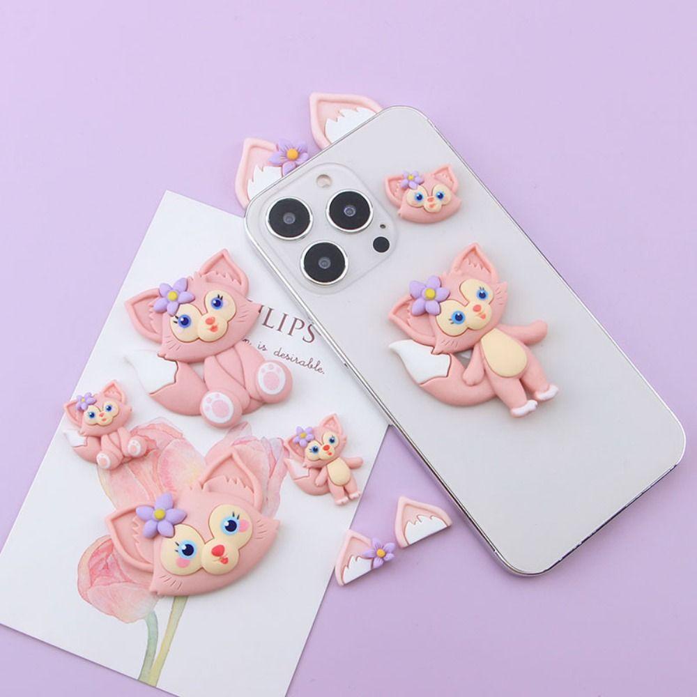 Mxbeauty Diy Resin Patch Lucu Kasus Ponsel Berlapis Resin Diy Membuat Bahan Buatan Tangan Diy Scrapbooking Phone Shell Patch Ungu Telinga Kecil Diy Kerajinan Tangan