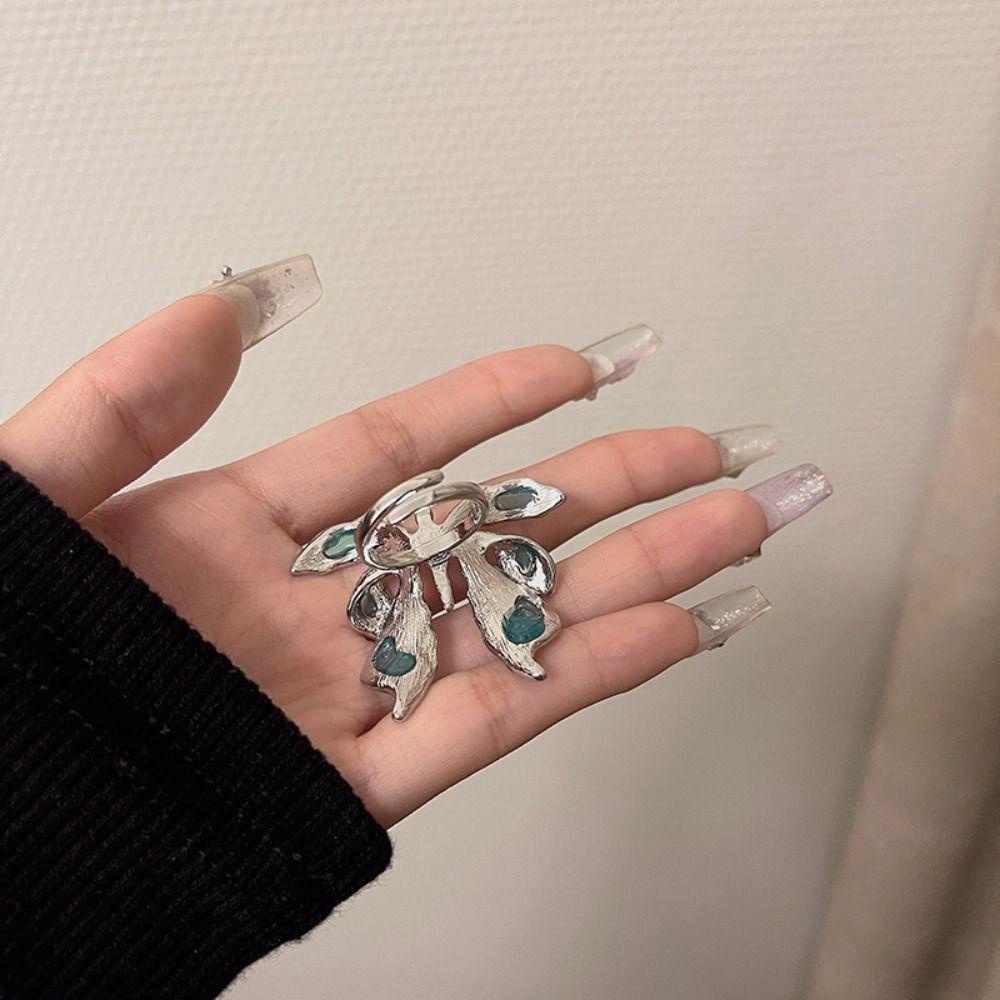 Mxbeauty Paduan Terbuka Cincin Fashion Hadiah Kreatif Mewah Paduan Chic Wanita Jari Cincin