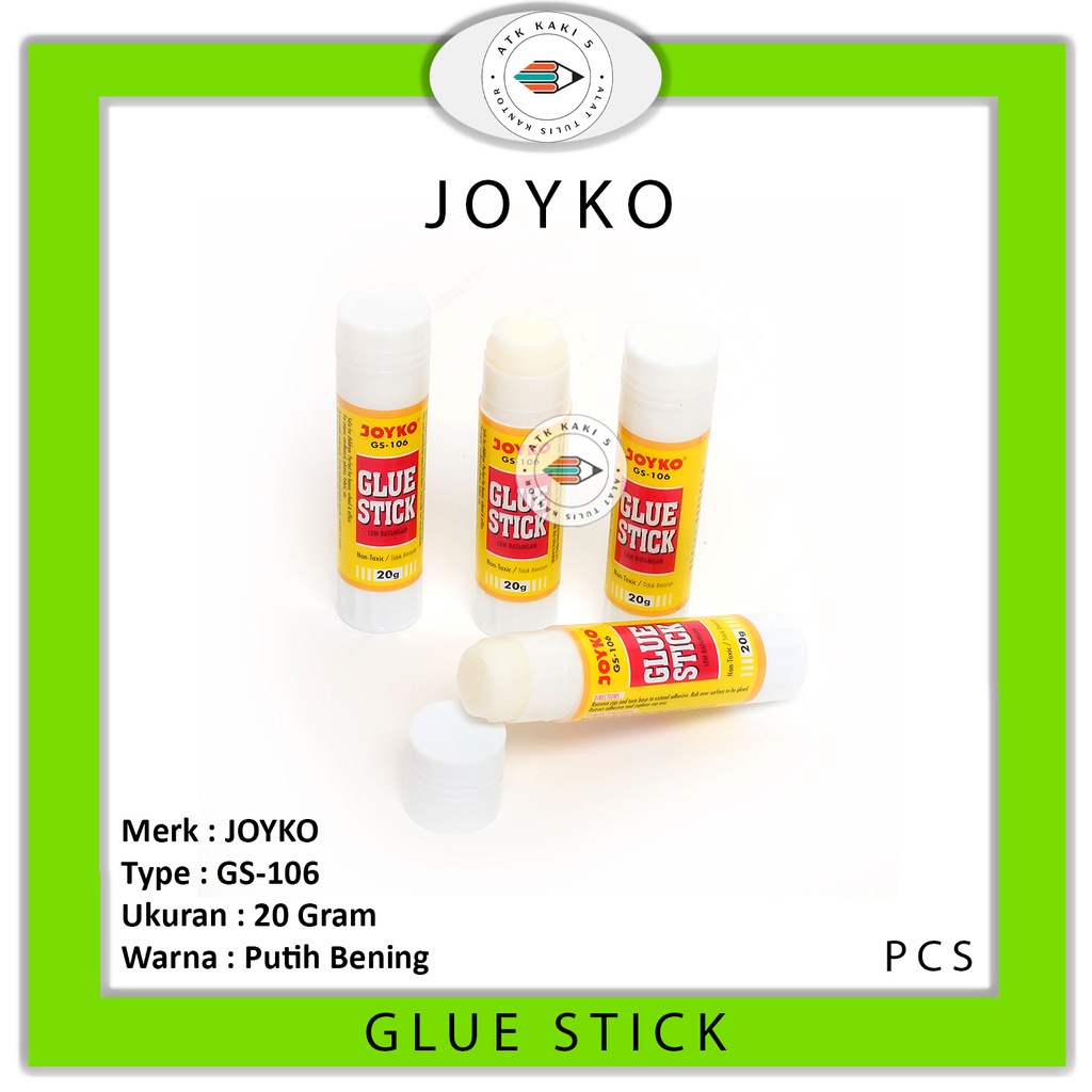 

JOYKO - Glue Stick Lem GS-106 20gr - Pcs