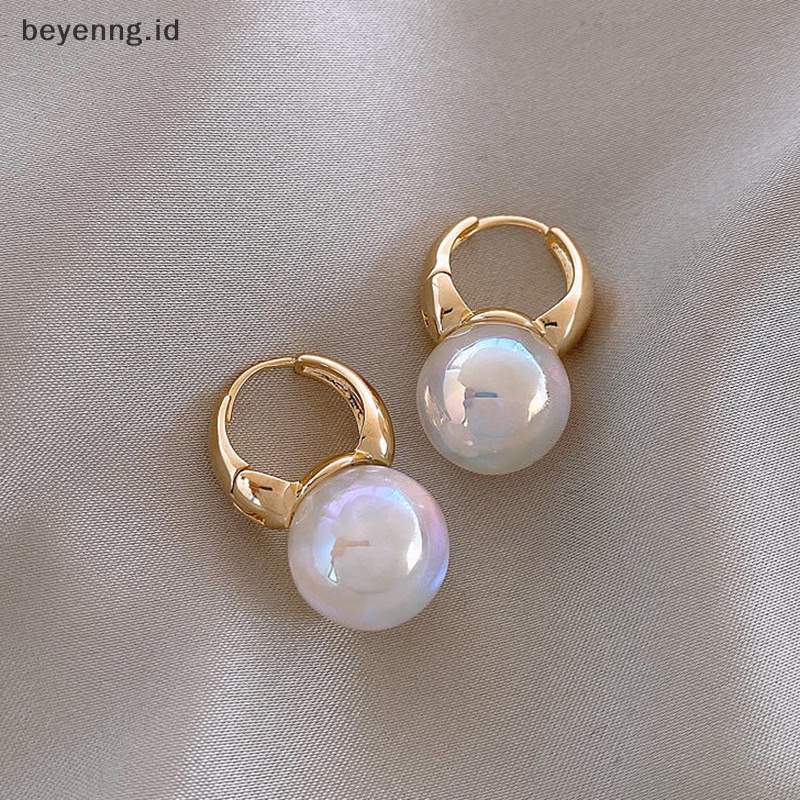 Beyen Fashion Wanita Manik-Manik Anting Fashion Telinga Gesper Ear Clasp Hoop Earrings Perhiasan ID