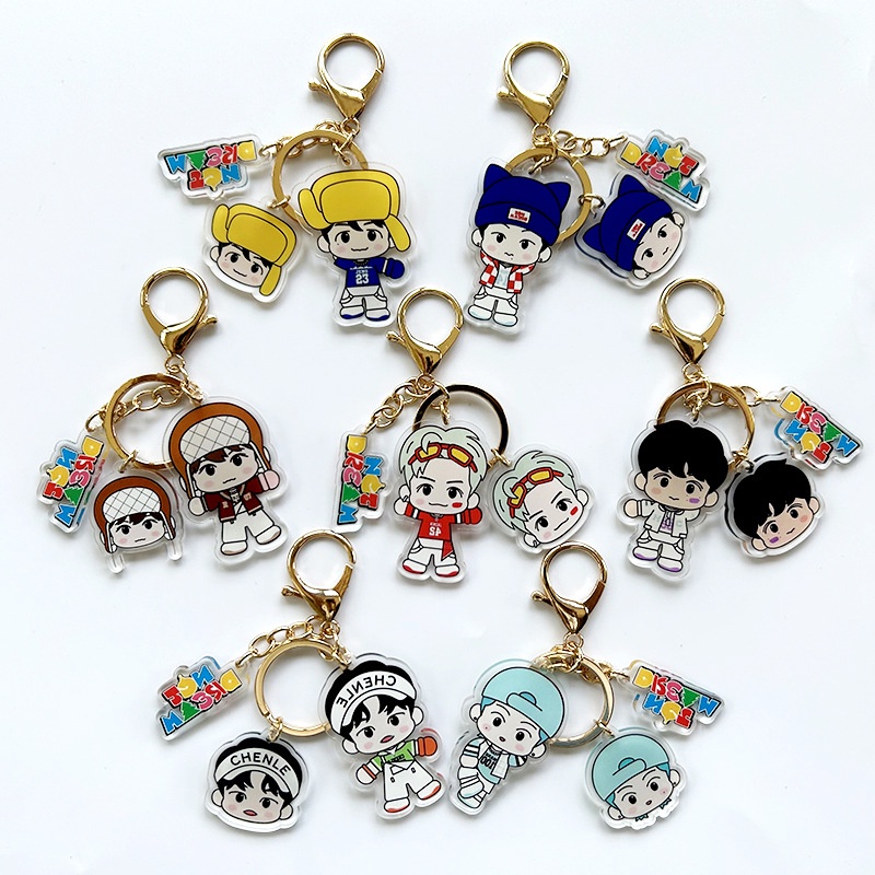 1pc Gantungan Kunci Akrilik Permen NCT DREAM NCTDREAM Kartun Figure Key Ring Gantung