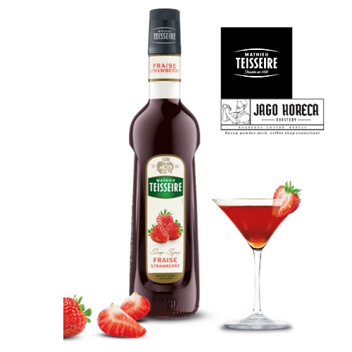 

Teisseire Syrup Strawberry 700ml l Sirup Minuman Premium