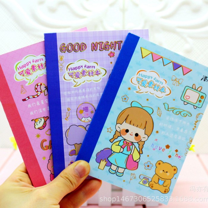 Buku Stiker 12 lembar Cutting Sticker Korea Murah Grosir Kado Anak Stiker Korea Harga Grosir Termurah