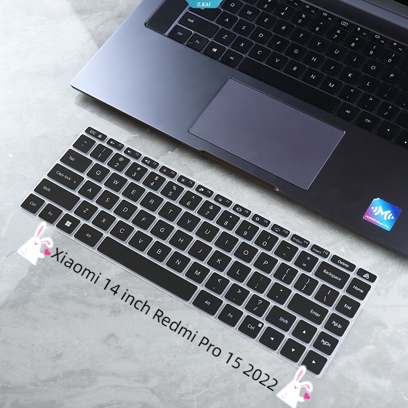 Pelindung Keyboard Silikon Tahan Air Dan Lembab Untuk &quot;Xiaomi 14inch RedmiBook Pro 15 2022 Aksesoris Laptop Film Keyboard Lembut Dan Nyaman [ZK]