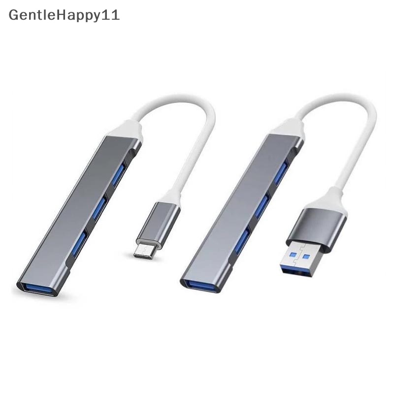 Gentlehappy USB C HUB 3.0 Tipe C 3.1 4port Multi Splitter Adapter OTG Untuk PC Komputer id