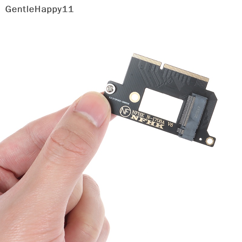 Gentlehappy NVMe M.2 NGFF SSD Untuk 13 &quot;2016-2017 MacBook Pro A1708 Upgrade Adapter card id