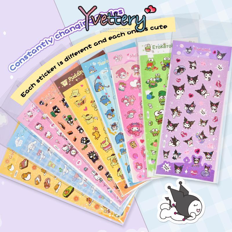 

COD❤️ Stiker Dekor Anak / Sticker Aesthetic Sanrio Glossy Blink Blink Cinamoroll Kuromi Melody-yy