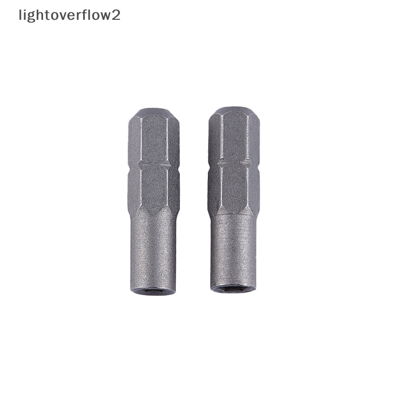 [lightoverflow2] Adapter Mata Obeng Micro Insert Bits Adaptor 6.35mm 1per4 &quot;Untuk 4mm Hex Holder [ID]