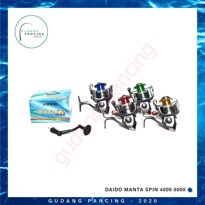 ARS04 Reel Daido Manta Spin 4000 6000 - 4000, Biru