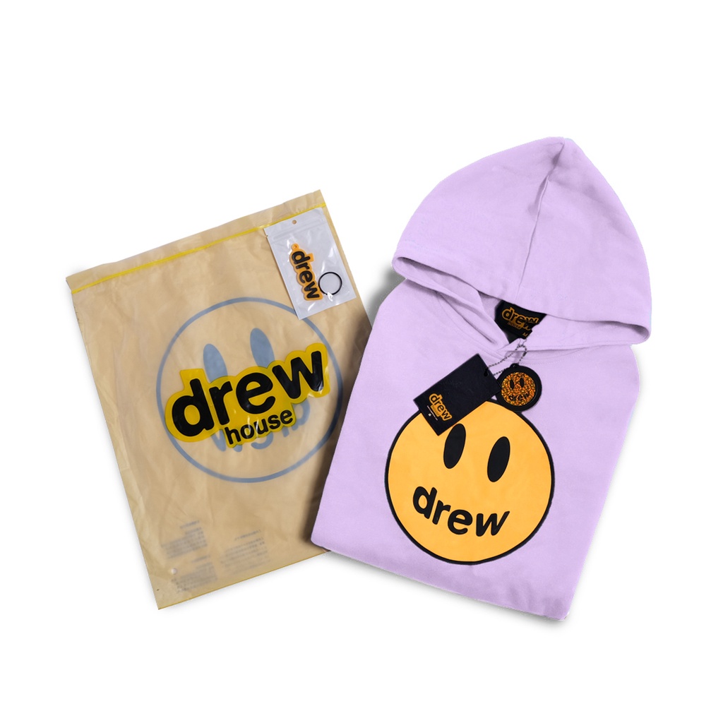 Drew House Mascot Fleece Hoodie Purple