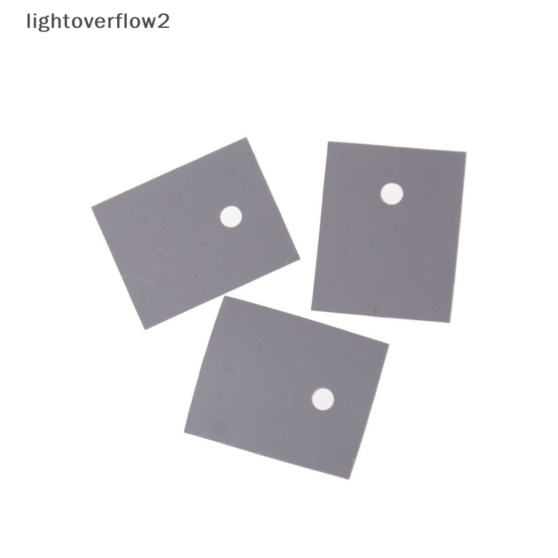 [lightoverflow2] 50pcs TO-247 Transistor Silicone Insulator Isolasi Lembaran 20 * 25mm [ID]